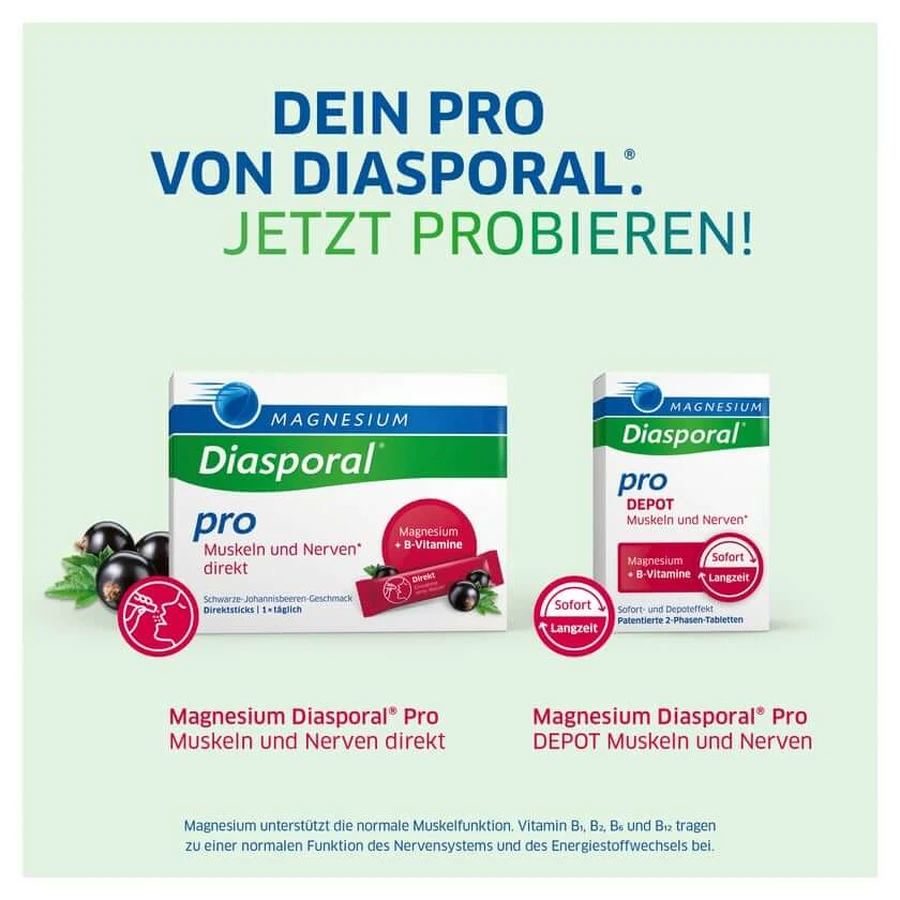 Magnesio Diasporal® pro músculos y nervios directo 60 St