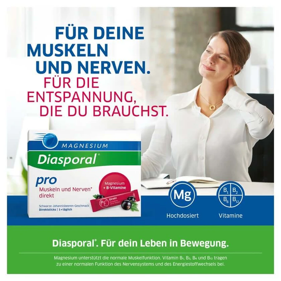 Magnesio Diasporal® pro músculos y nervios directo 60 St