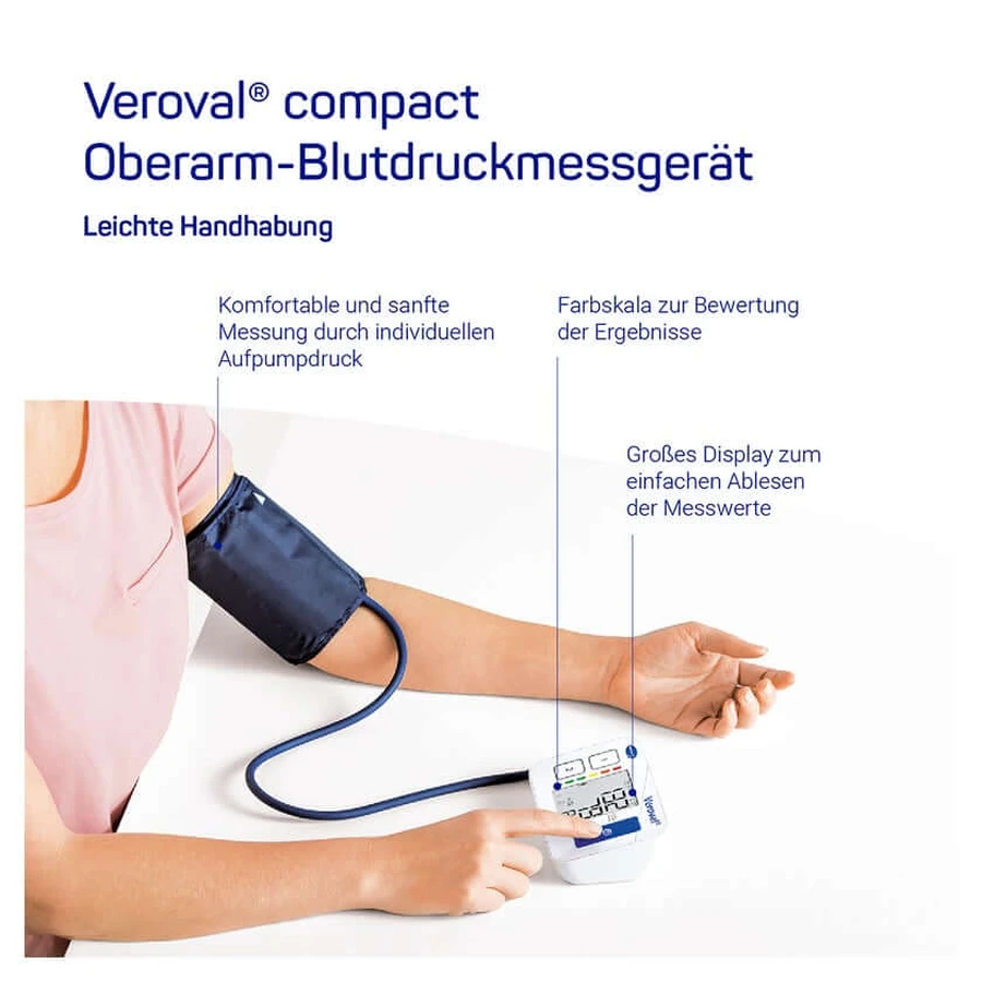 Veroval Compact Oberarm-Blutdruckmessgerät 1 St