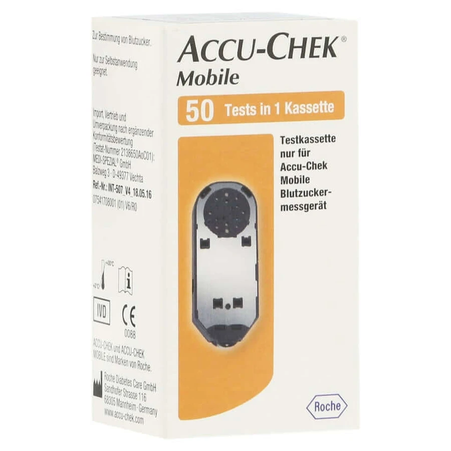 Accu-chek Mobile cassette de test 50 pcs