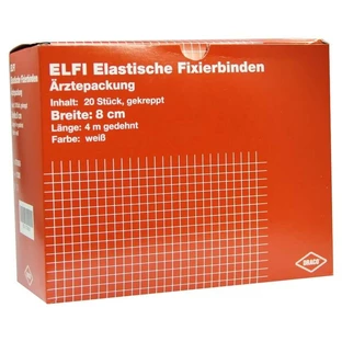 Dracoelfi Venda elástica de fijación 8cmx4m crepada 20 unid.
