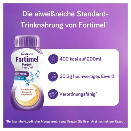 Fortimel? Protein 2 kcal Chocolate-Caramel 4X200 ml