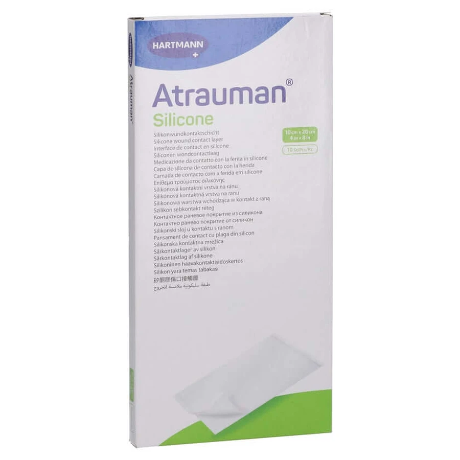 Atrauman Silicone Stérile 10x20 cm Compre 10 pcs.