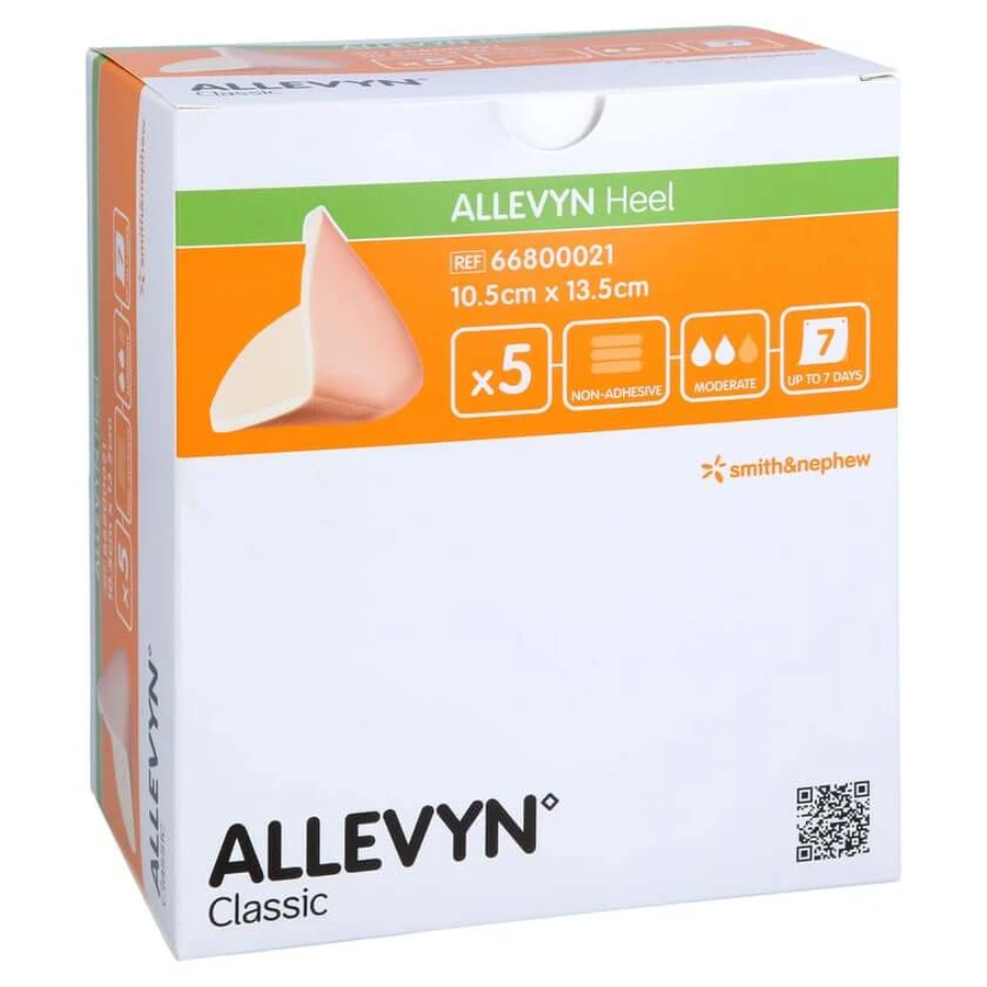 Allevyn Heel Foam Heel Bandage 10.5 5 pcs.