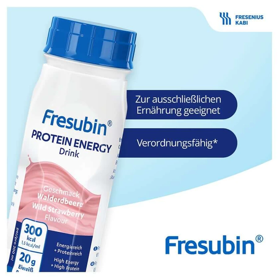 Fresubin BEBIDA Energética Proteica Cappuccino 4X200 ml
