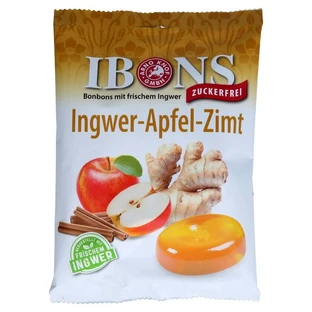 Ibons Gember Appel Kaneel o.Suiker Zakje Lu 75 g