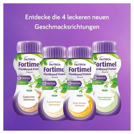 Fortimel Plantbased Protein 2 Kcal Cappuccino 4X200 ml