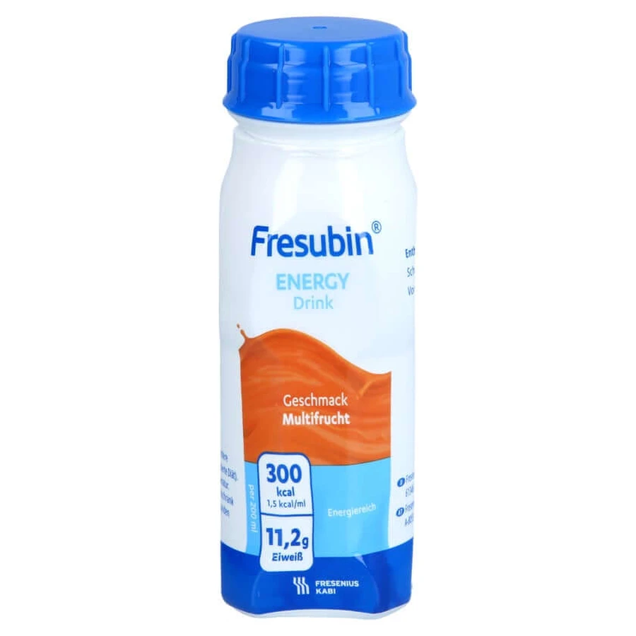 Fresubin Energy Drink Multifrucht Trinkflasche 4X200 ml