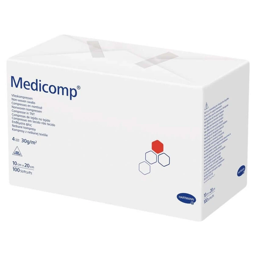 Medicomp niet-steriel 10x20 cm 100 st.