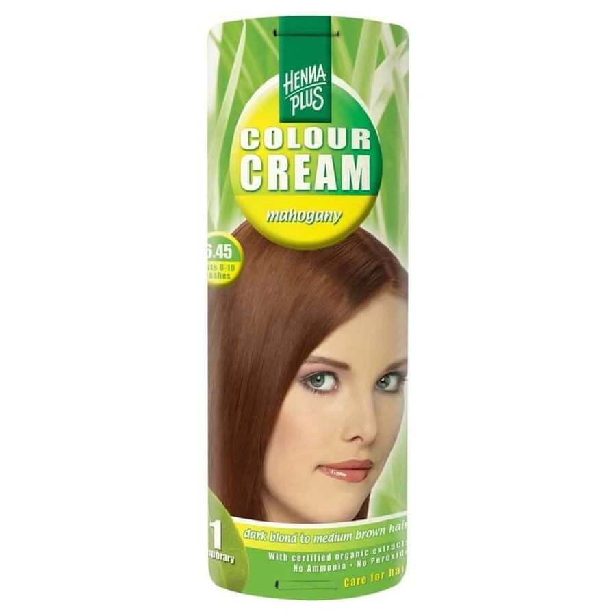 Hennaplus Crema Colore Mogano 6,45 60 ml