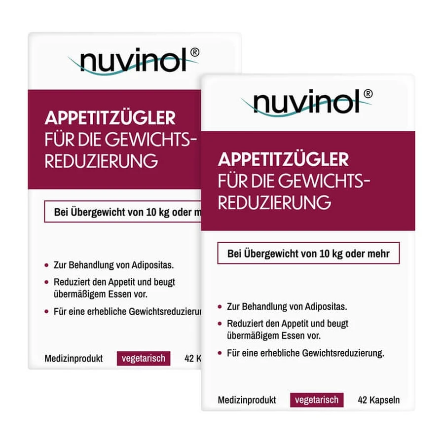 nuvinol Appetitzügler Kapseln Doppelpack 2X42 St