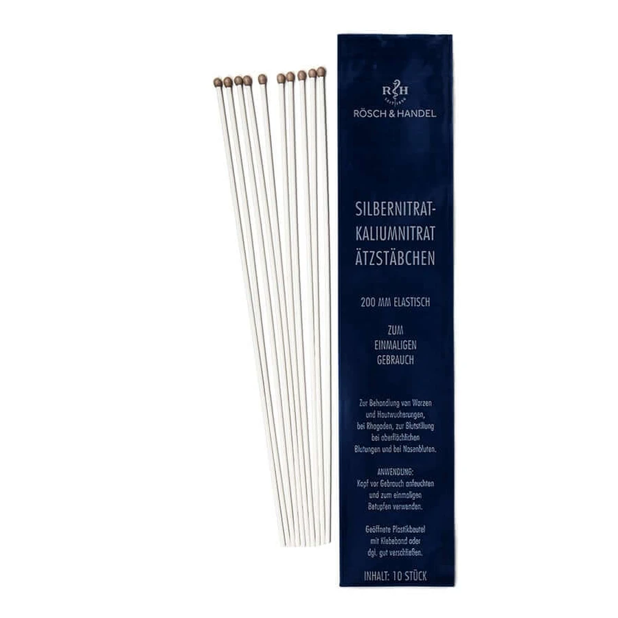 Nitrat de argint nitrat de potasiu bețe de gravură 10x200mm elastic 10 buc.