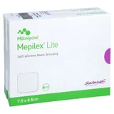 Mepilex Lite schuimverband 7,5x8,5 cm st 10 stuks