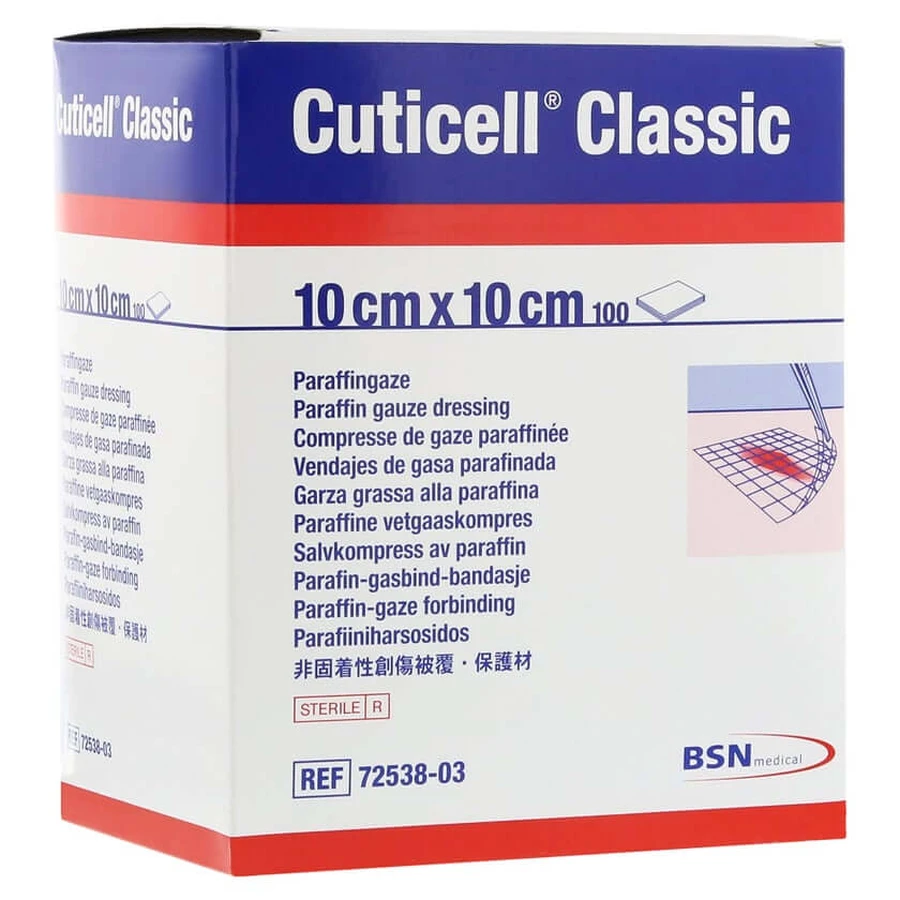 Cuticell Classic Wound Gauze 10x10 cm 100 buc.