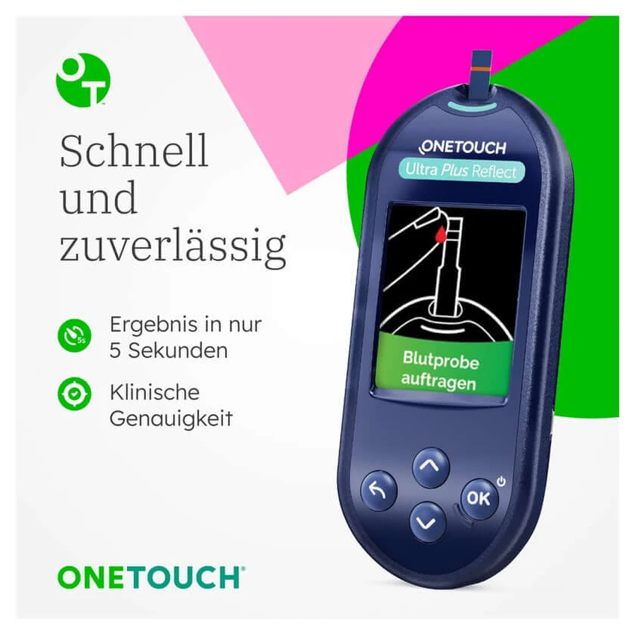 Glukometr OneTouch Ultra Plus Reflect (mmol/l) 1 szt.: ceny i cechy