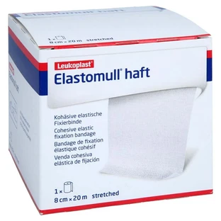 Elastomull haft 8 cmx20 m Fixierbinde 1 St