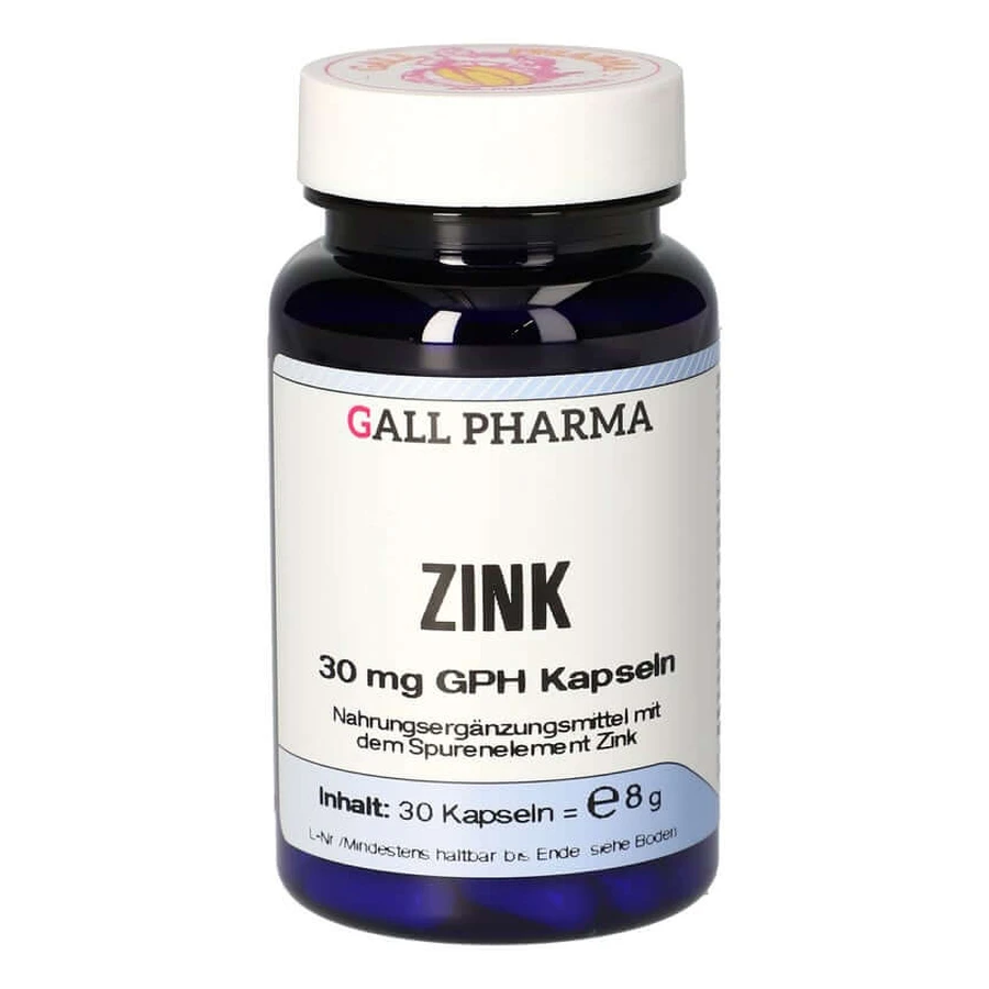 ZINC 30 mg GPH Kapsułki 30 kapsułek: ceny i cechy
