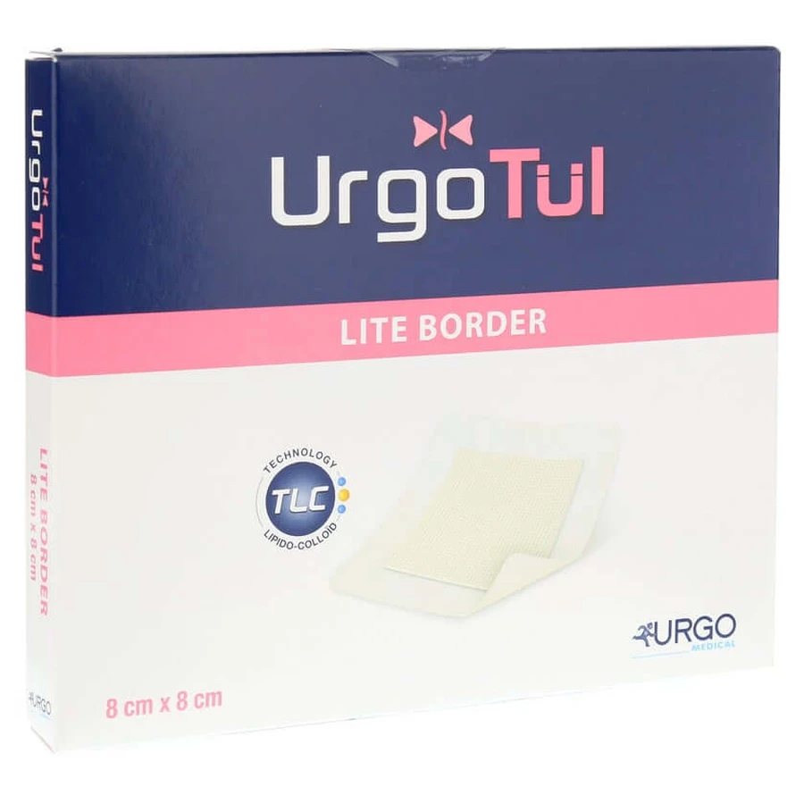 Urgotül Lite Border verband 8x8 cm 10 st.