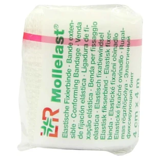 Mollelast bandages 4 cmx4 m blanc 1 pc