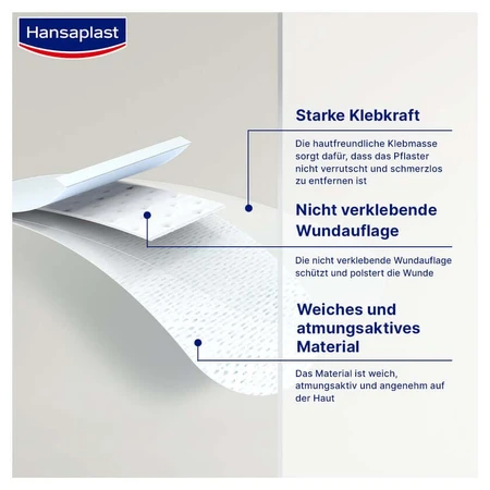 Hansaplast Sensitive plaster strips skin 20 pcs