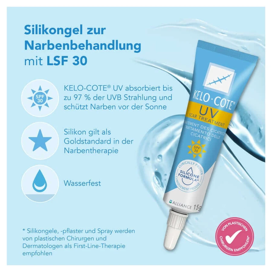 Kelo-cote UV silicone littekengel SPF 30 15 g