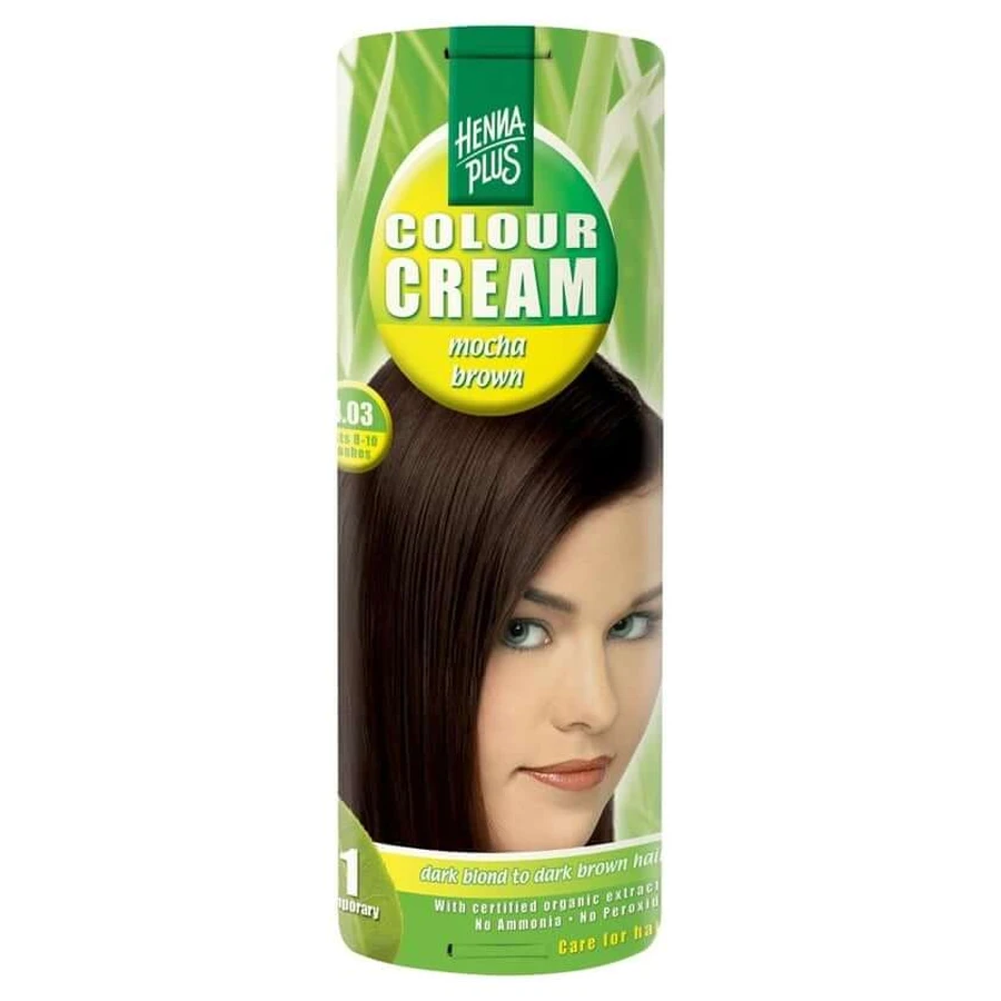 Hennaplus Krem koloryzujący brąz mokka 4,03 60 ml: ceny i cechy