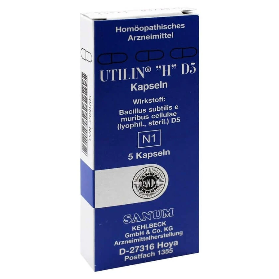 Utilin H D Capsules 5 St