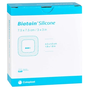 Biatain Opatrunek z pianki silikonowej 7,5x7,5 c 10 szt.