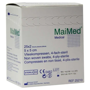 Vlieskompressen steriel 5x5 cm 25X2 st.