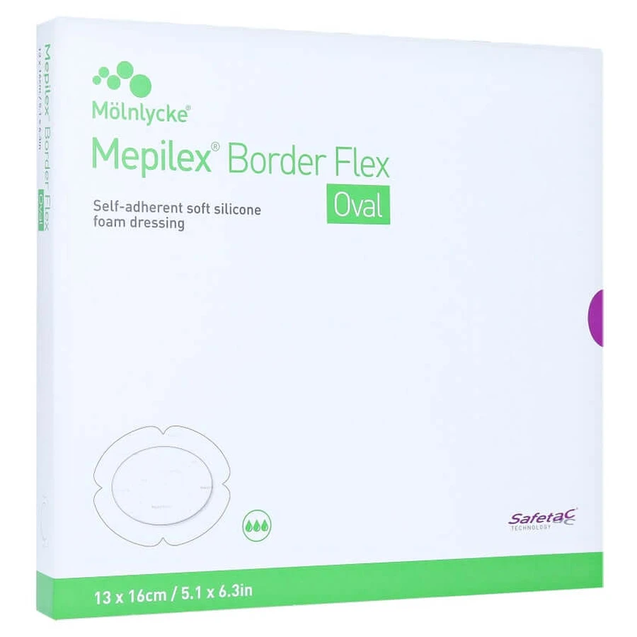 Mepilex Border Flex Foam Dressing, 13 x 1 cm, 5 pcs