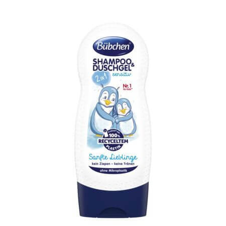 Senzitiv Shampoo & Duschgel, + 3 Jahre, 230 ml, Bubchen