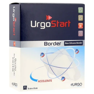 Urgostart Border 8x8 cm Foam Dressing, 10 pcs