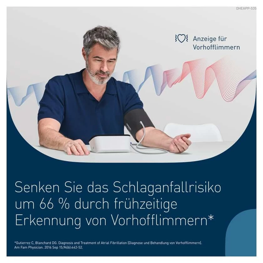 Tensiómetro de brazo Omron M4 Connect Afib, 1 unidad