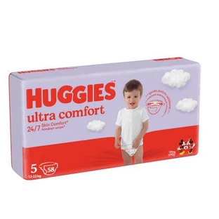 Ultra Comfort Diaper, No.5, 12-22 kg, 58 pcs, Huggies