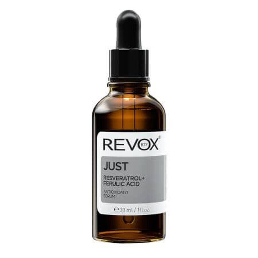 Antioxidatives Serum mit Resveratrol und Ferulasäure für Gesicht und Hals, 30 ml, Revox