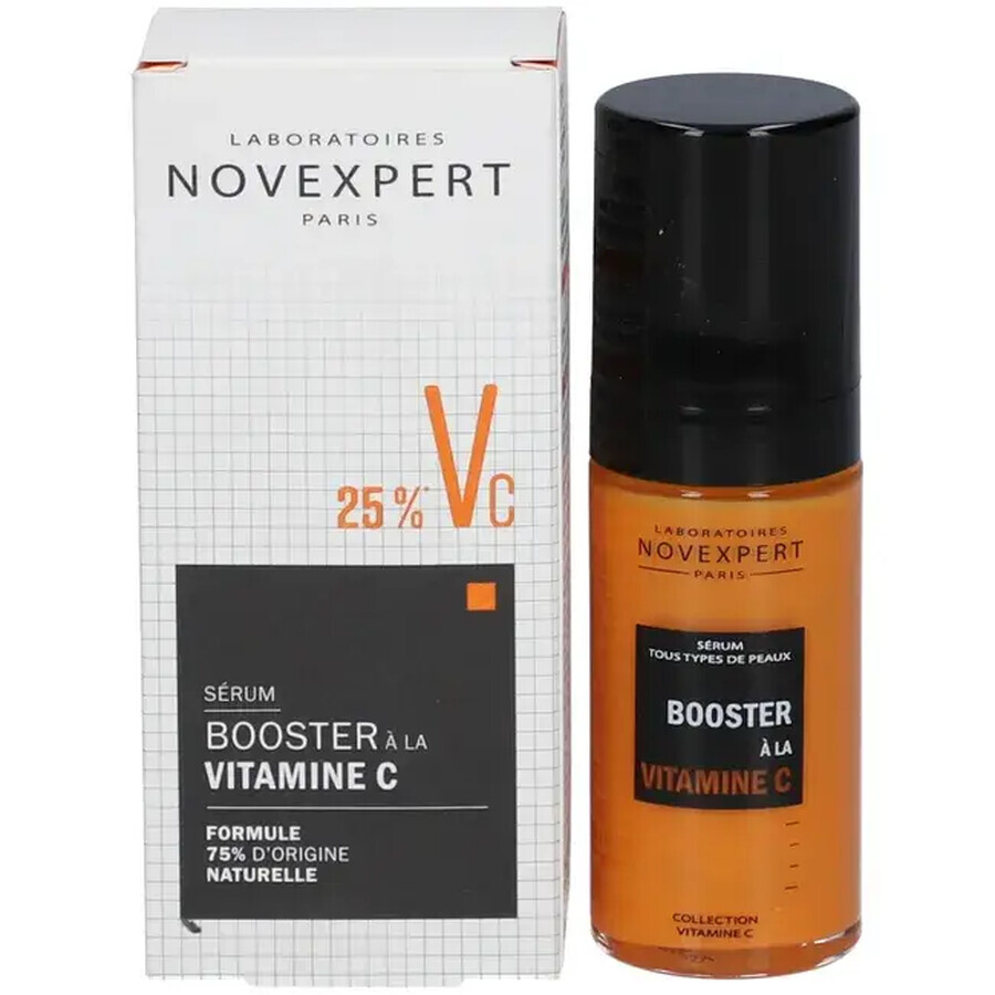 Ser booster cu 25% Vitamina C, 30 ml, Novexpert