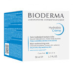 Bioderma Hydrabio Crème Hydratante pour Peaux Sensibles et Sèches, 50 ml