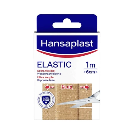 Hansaplast elastisch verband, 1 m x 6 cm, 1 stuk