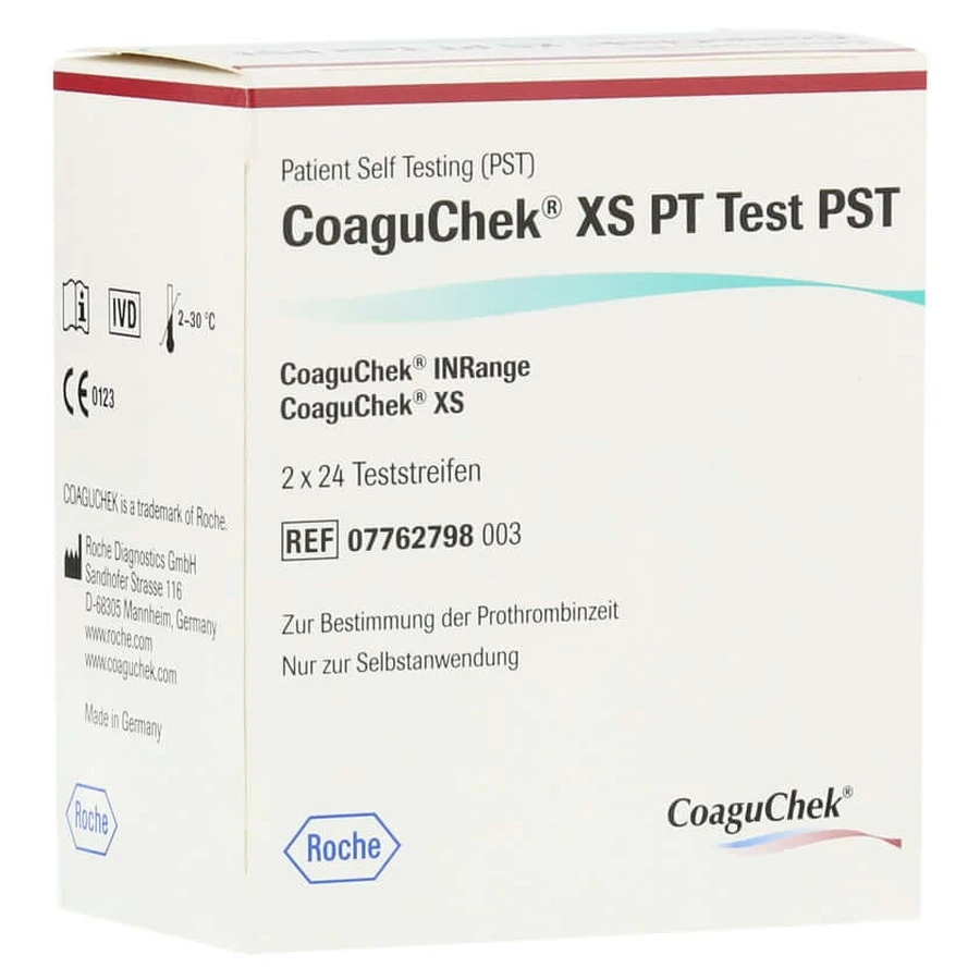 Test Coaguchek XS PT, 2x24 sztuki: ceny i cechy