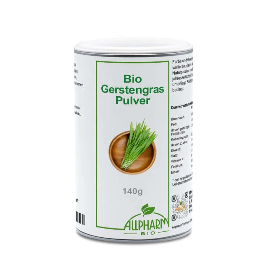 Allpharm Ekologiczna trawa jęczmienna 140 g: ceny i cechy