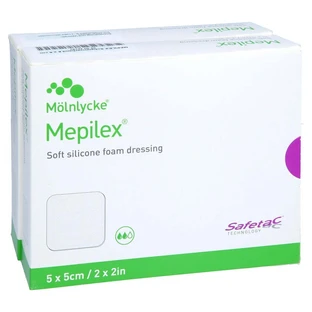 Mepilex 5x5 cm Schaumverband 10 St