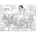 Lisciani Double-Sided Snow White Maxipuzzle, 150 Pieces