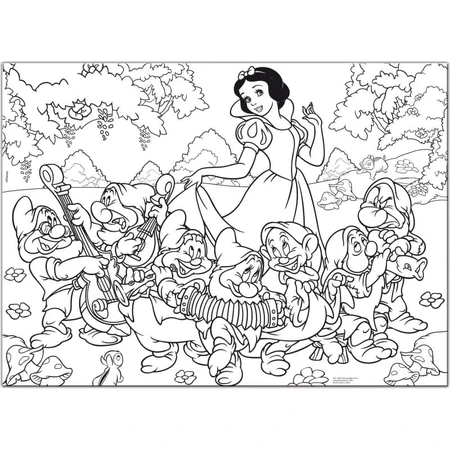 Lisciani Double-Sided Snow White Maxipuzzle, 150 Pieces