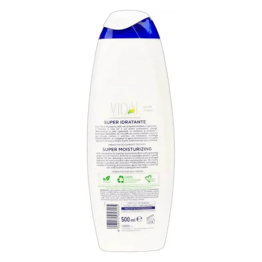 Vidal Super moisturizing - gel de duș super hidratant 500 ml