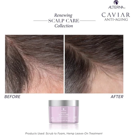 Alterna Renewing scalp care scrub to foam – exfoliant hidratant pentru păr 177 ml