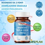 Magnesium met drievoudige sterkte, 60 tabletten - Mineraalsupplement