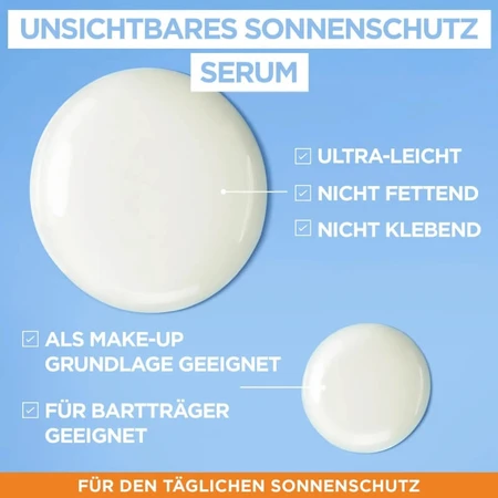 Garnier Gesichtssonnencreme LSF 50+ Ambre Solaire Invisible Serum Super UV Sehr hoher Schutz 30 ml