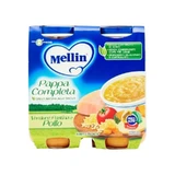 Mellin Complete Kip-babyvoeding voor baby’s vanaf 6 maanden, 2 potjes van elk 250 g