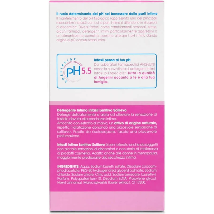 Infasil Apaisant pH 5,5 - Nettoyant intime hydratant 200 ml