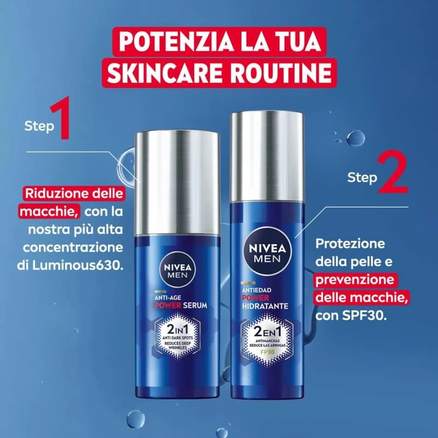 Nivea Men Anti-Aging 2-in-1 Power - Anti-Dark Spot Cream 50 ml